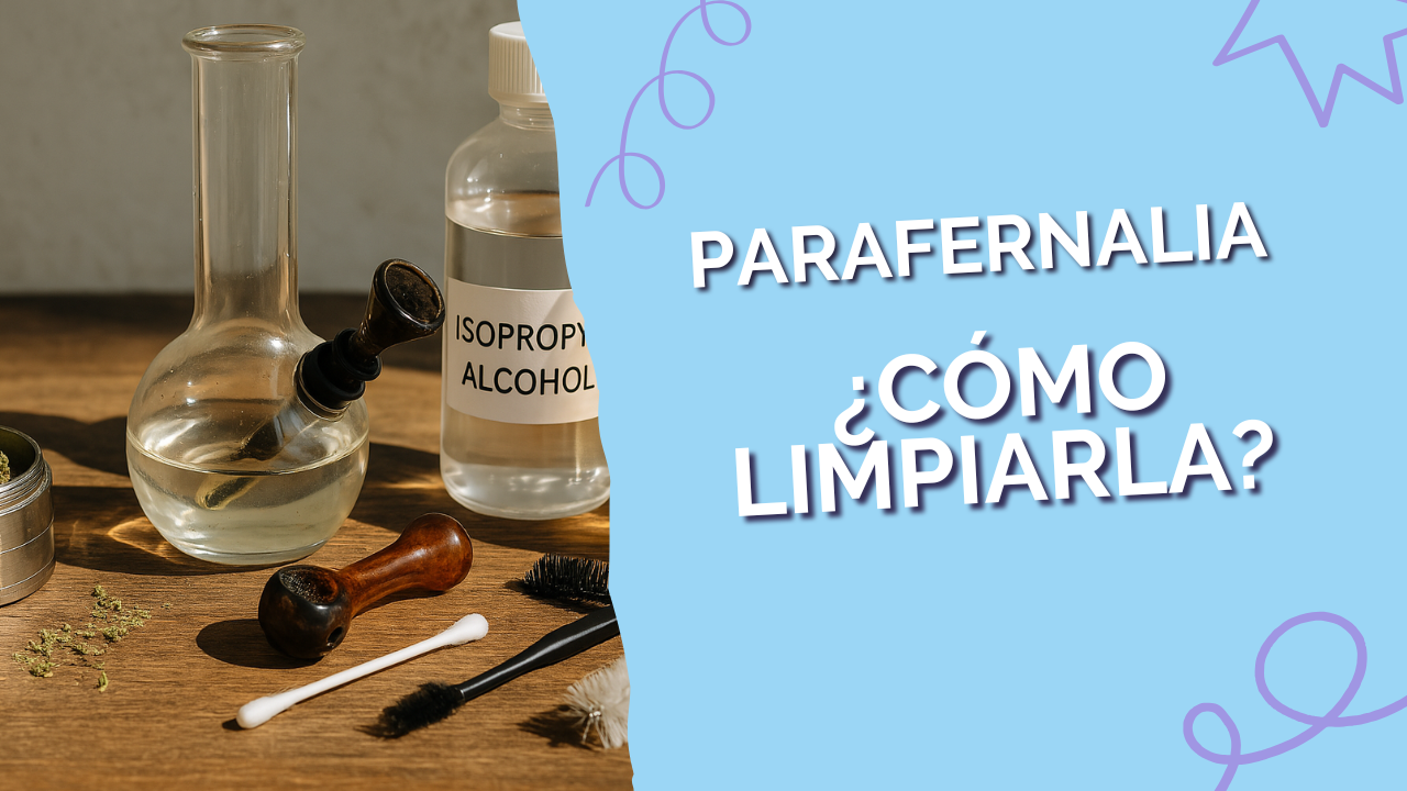 Como limpiar la parafernalia del fumatín sin dejar residuos quimicos