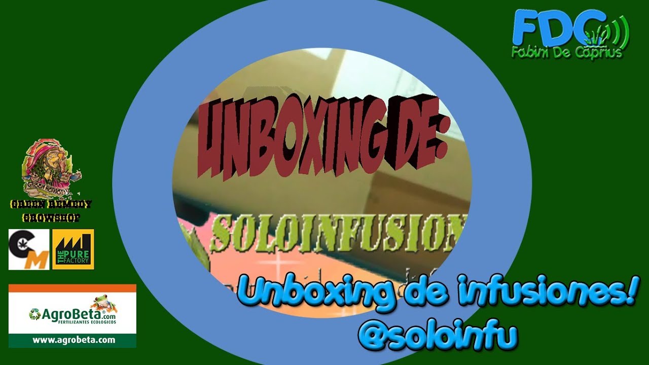 Unboxing solo infusiones